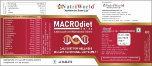 Macrodiet (label Mark) Device mark 6387318 Trademark
