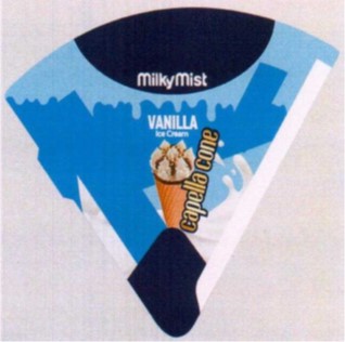 Milkymist Capella Cone Vanilla Ice Cream Device mark 6389091 Trademark