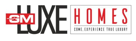 Gm Luxe Homes Label Device mark 6389703 Trademark