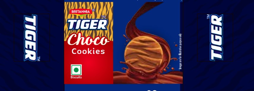 Britannia Tiger Choco Cookies Device mark 6404006 Trademark