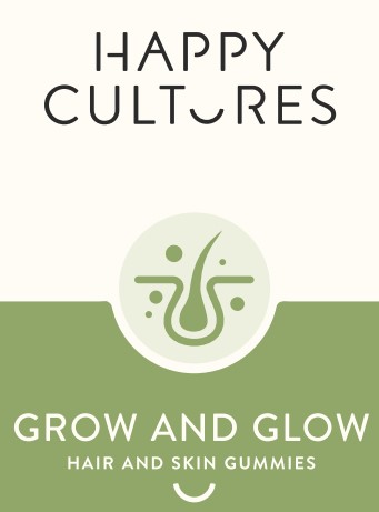 Device Of Happy Cultures Grow And Glow Hair And Skin Gummies Device mark 6408514 Trademark