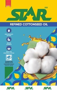 Star 555 Refined Cottonseed Oil Device mark 6413396 Trademark