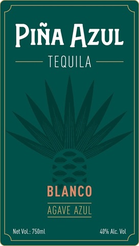 Pina Azul Tequila Blanco Agave Azul Device mark 6419184 Trademark