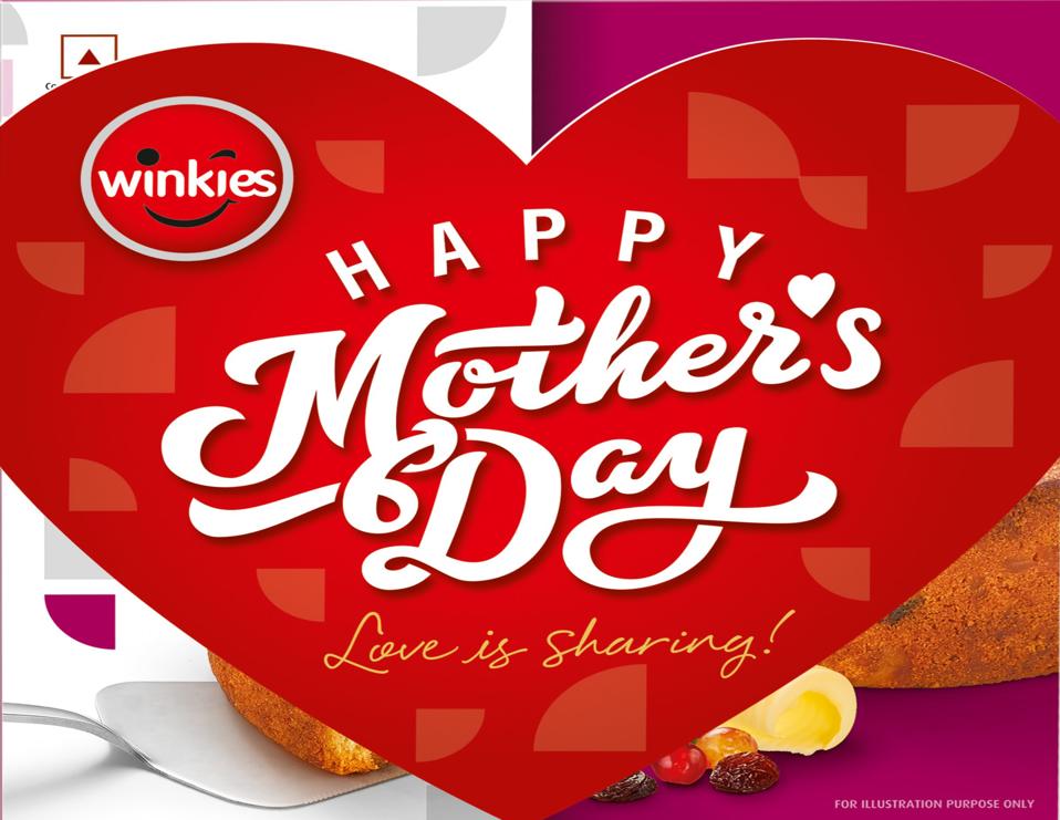 Winkies, Happy Mother’s Day, Love Is Sharing! (label) Device mark 6422796 Trademark