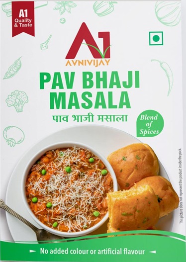 Avnivijay Pav Bhaji Masala (label) Device mark 6424329 Trademark