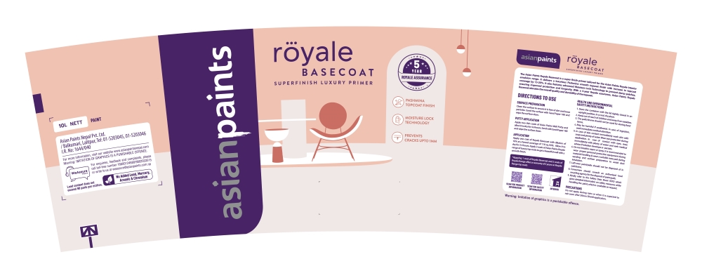 Asian Paints Royale Basecoat Device mark 6426568 Trademark