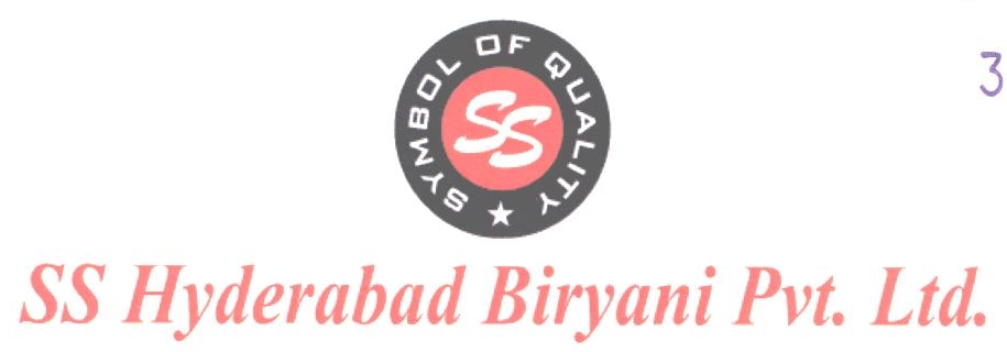 Ss Symbol Of Quality Ss Hyderabad Biryani Pvt. Ltd. Device mark 2273695 Trademark
