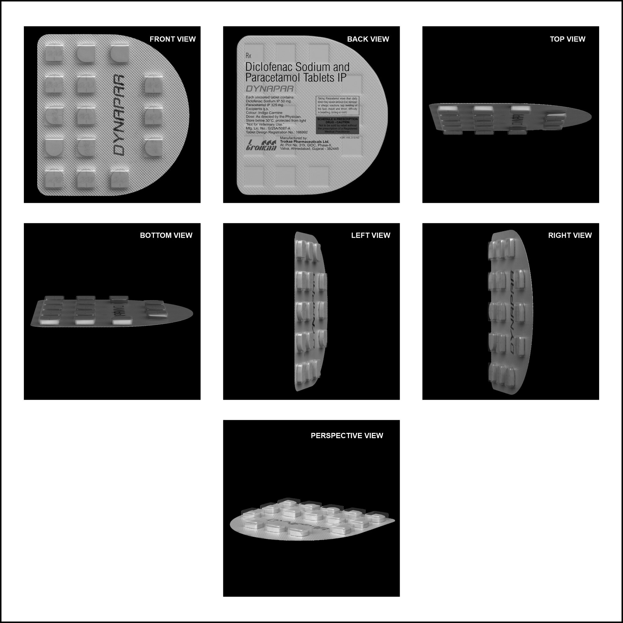 D-shape Blister Pack Device mark 6429835 Trademark