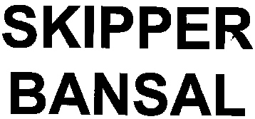 Skipper Bansal (label) Device mark 2173111 Trademark