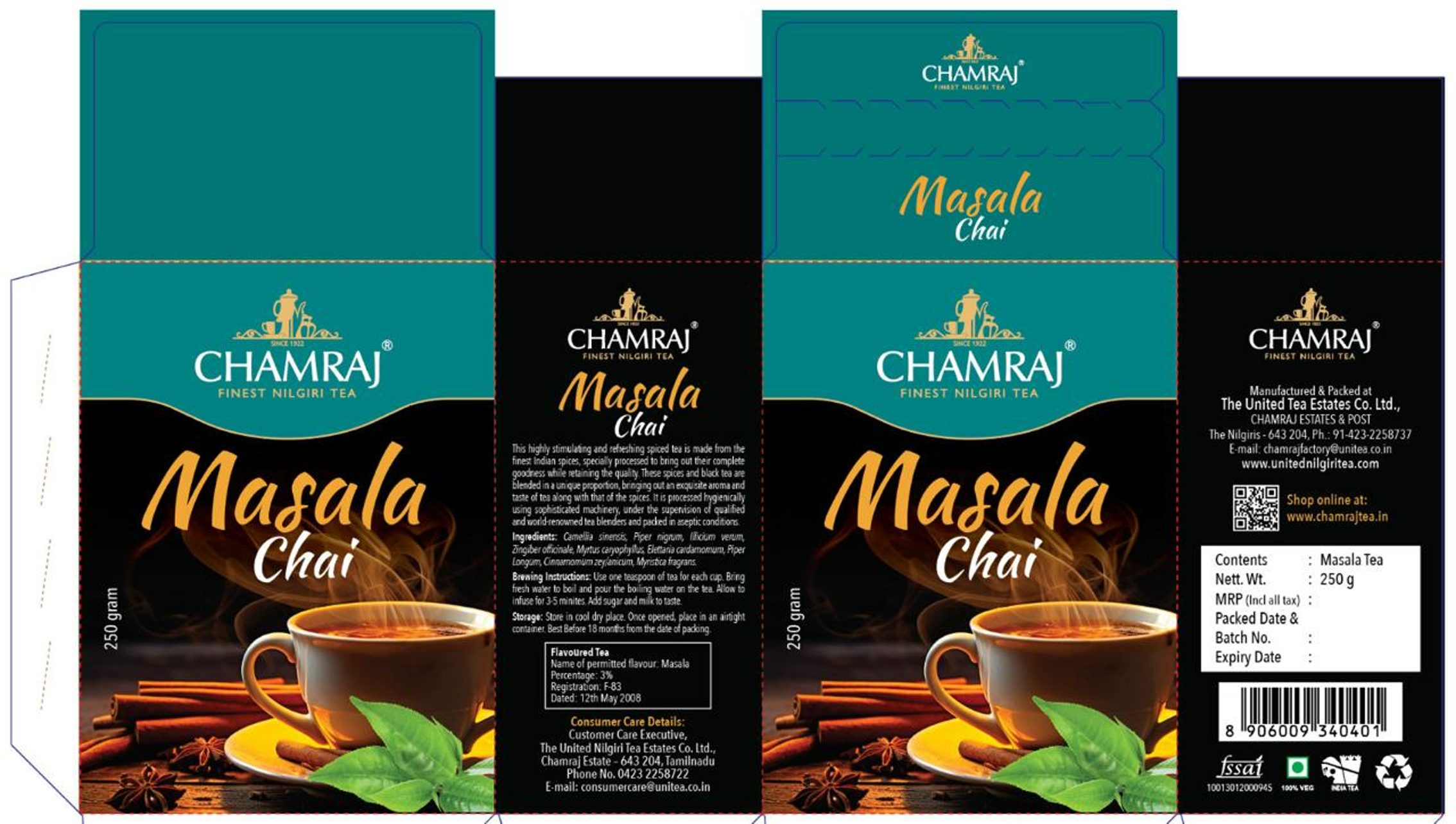 Chamraj Masala Chai Device mark 6433290 Trademark