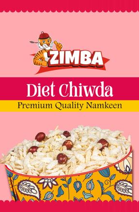Zimba, Diet Chiwda (label) Device mark 6435244 Trademark