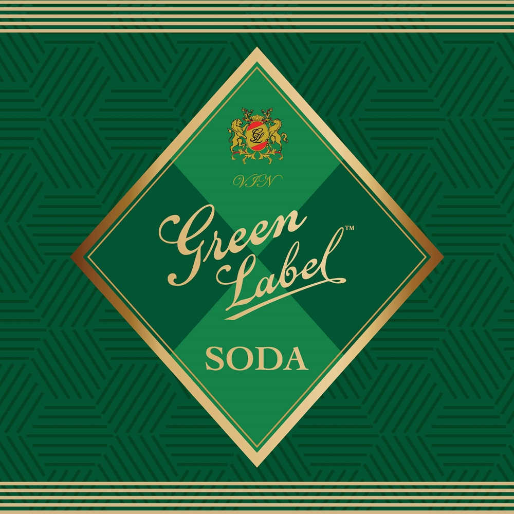 Vin Green Label Soda (label) Device mark 6436459 Trademark