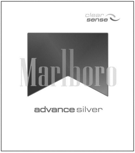Clear Sense Marlboro Advance Silver (with Device) Device mark 3148945 Trademark