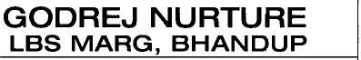 Godrej Nurture Lbs Marg5 Bhandup Device mark 6452942 Trademark