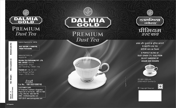 Dalmia Gold Premium Dust Tea Device mark 6453223 Trademark