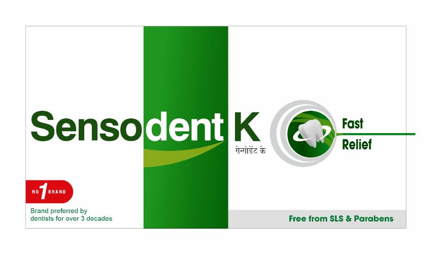 Sensodent K Fast Relief Device mark 6473990 Trademark
