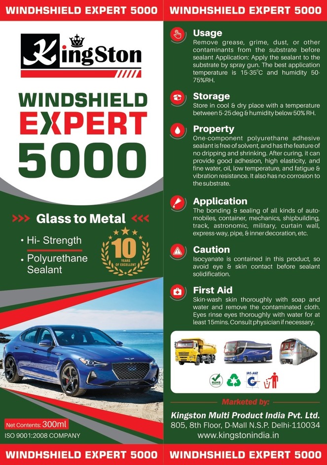 Kingston Windshield Expert 5000 Device mark 6481607 Trademark