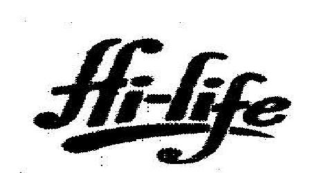 Hi-life (logo) Device mark 2049404 Trademark