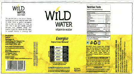 Wild Water (label) Device mark 2370256 Trademark