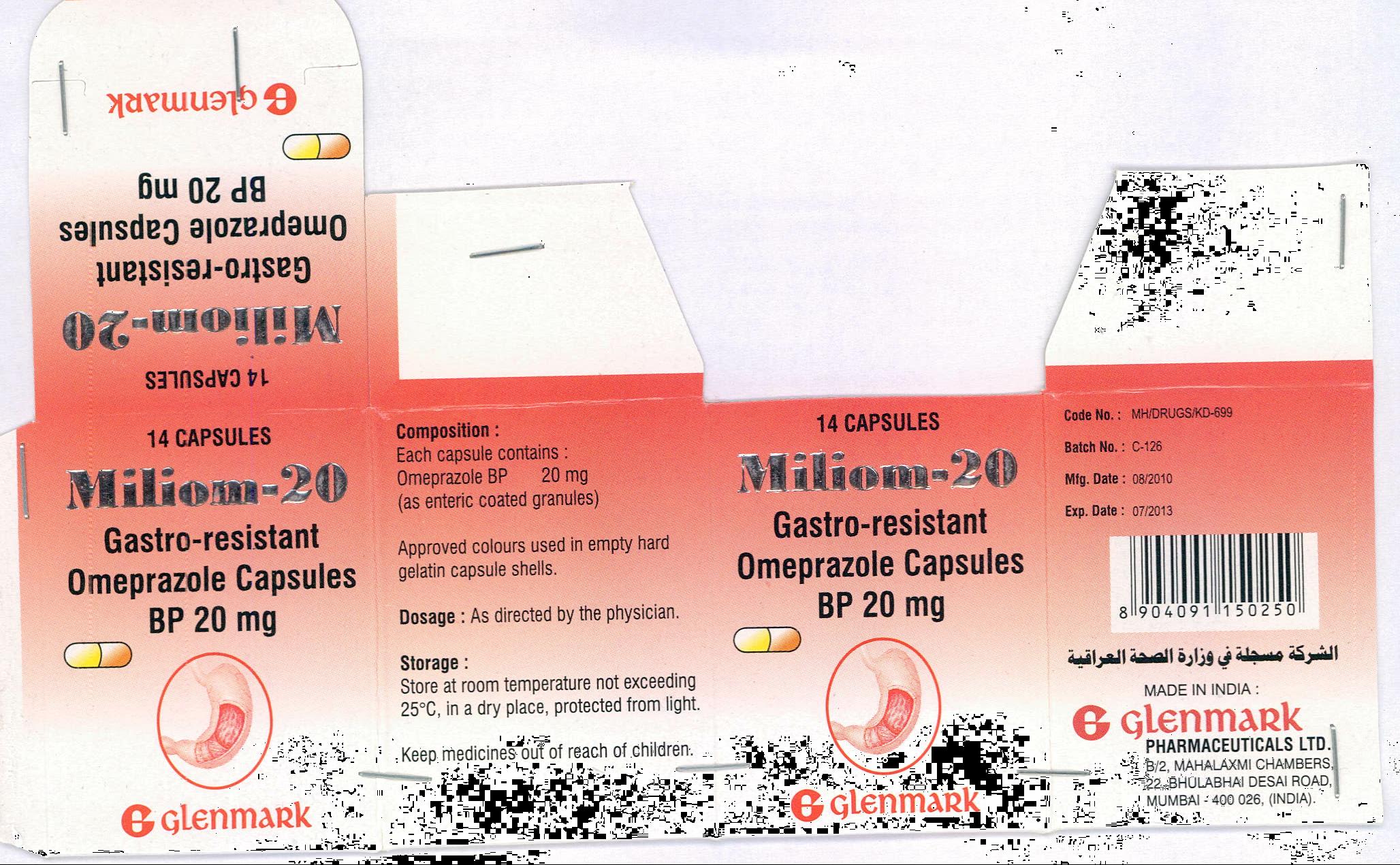 Miliom-20 Capsule Device mark 2077934 Trademark