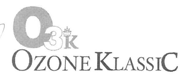 O3k Ozone Klassic (label) Device mark 2455873 Trademark