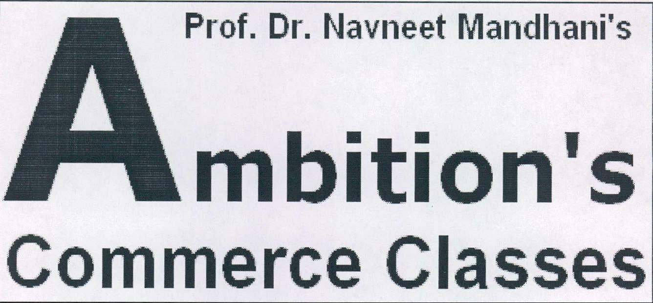 Prof. Dr. Navneet Mandhani's Ambition's Commerce Classes Device mark 2019932 Trademark