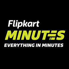 Flipkart Minutes Black Neon (with Tagline) Device mark 6495207 Trademark