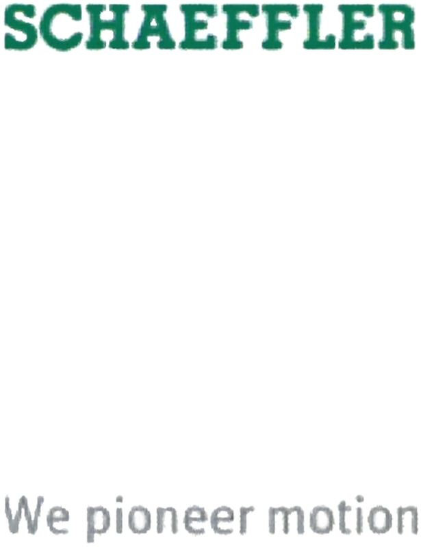 Schaeffler We Pioneer Motion Device mark 5313417 Trademark