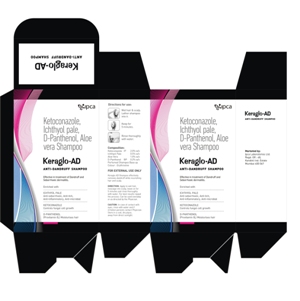 Keraglo-ad Anti-dandruff Shampoo Label Device mark 2743095 Trademark