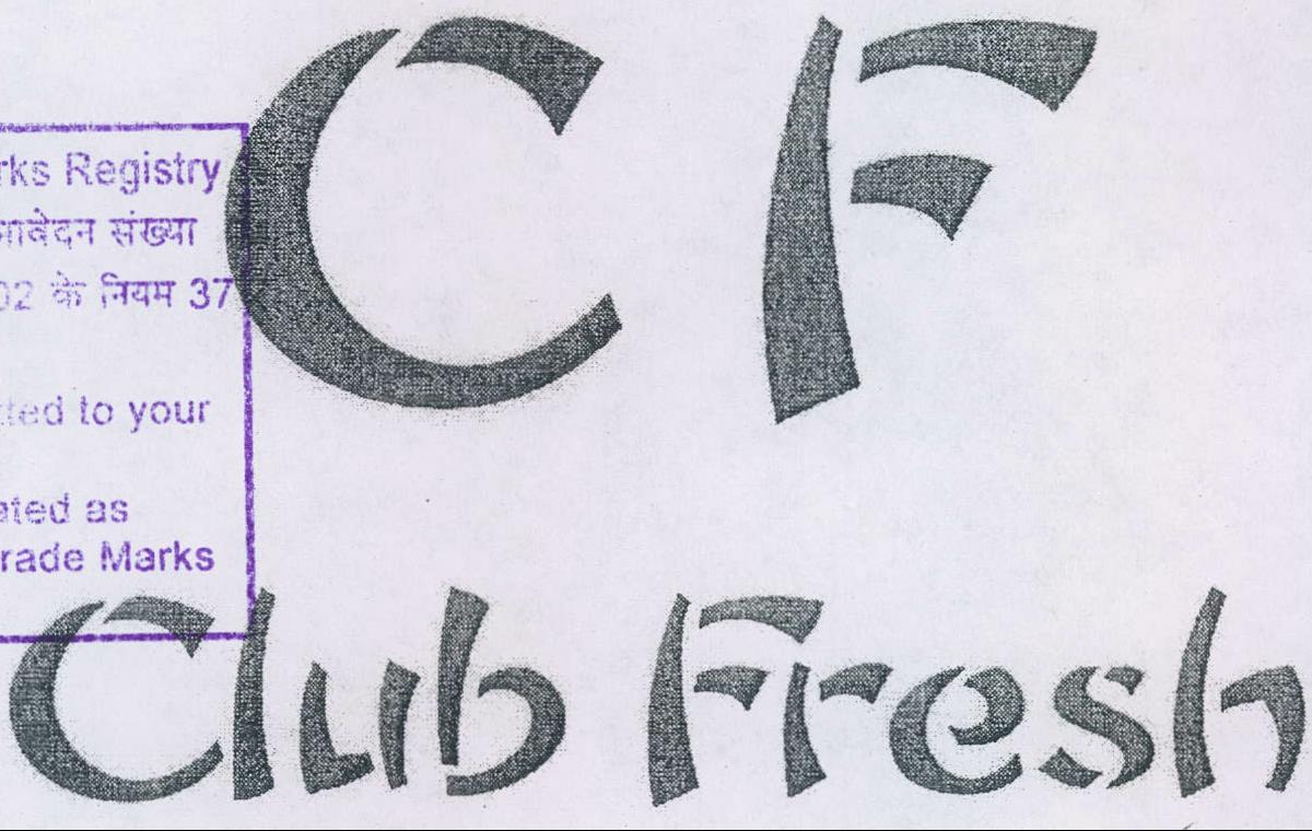 Club Fresh Device mark 2008453 Trademark