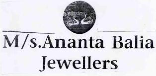 M/s. Ananta Balia Jewellers, Device Of Two Swans Swimming On Water Device mark 2808365 Trademark