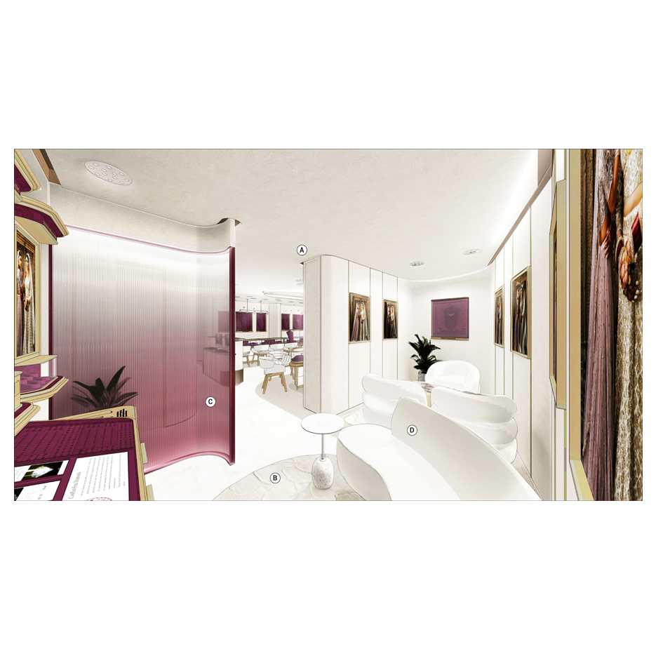 Sd Sunny Diamonds Interior Of Jewellery Shop Layout Device mark 6515394 Trademark