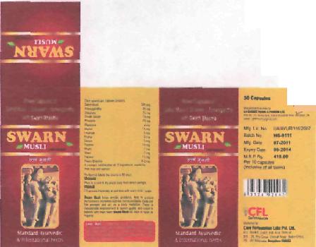 Swarn Musli (device) Device mark 2263368 Trademark