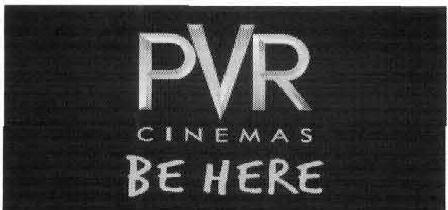 Pvr Cinemas Be Here (label) Device mark 2096415 Trademark