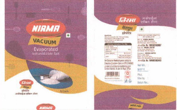 Nirma Vacuum Evaporated Iodised Edible Salt Device mark 6517825 Trademark