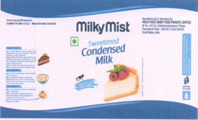 Milkymist Sweetened Condensed Milk Device mark 6532114 Trademark