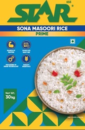 Star555 Sona Masoori Rice Device mark 6532550 Trademark