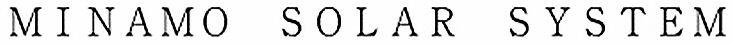 Minamo Solar System Device mark 4261113 Trademark
