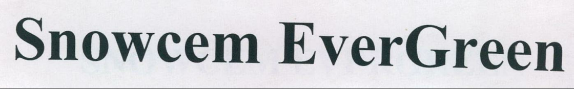 Snowcem Evergreen Device mark 2121046 Trademark