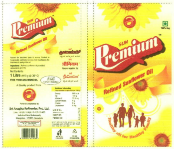 Sun Premium Refined Sunflower Oil Device mark 2748871 Trademark
