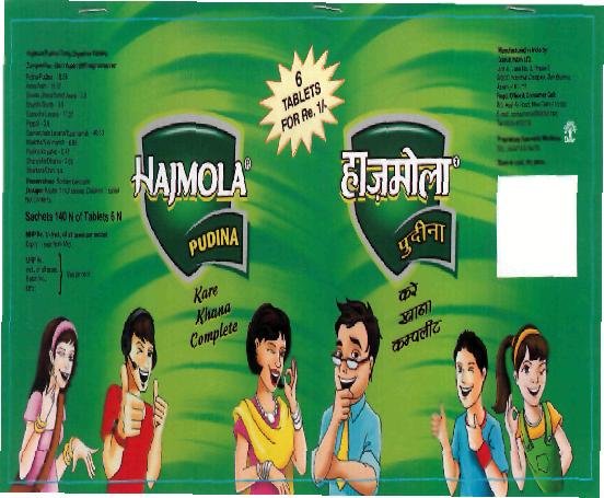 Hajmola Kachha Aam Device mark 2198925 Trademark