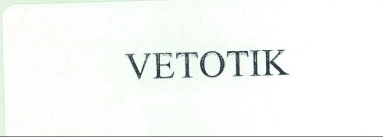 Vetotik Device mark 2199082 Trademark