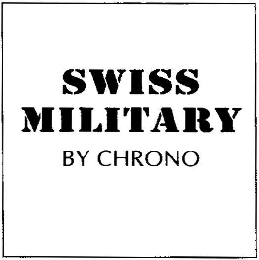 Swissmilitaryby Chrono Device mark 2924866 Trademark