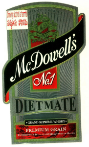 Mcdowell's No.1 Dietmate Grand Supreme Whisky Device mark 2754813 Trademark
