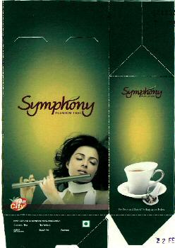 Symphony Premium Teas (label) Device mark 2483456 Trademark