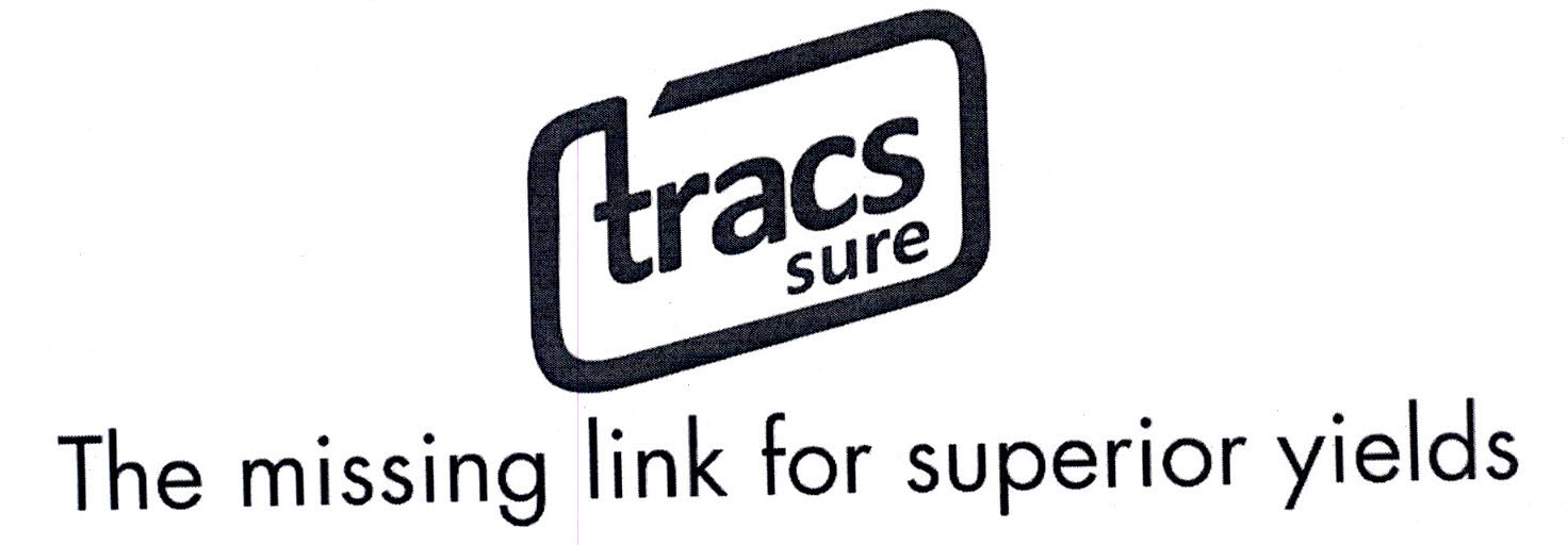 Tracs Sure The Missing Link For Superior Yields Device mark 2840302 Trademark