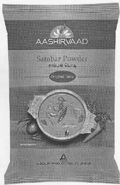 Aashirvaad Sambar Powder (device) Device mark 2152731 Trademark
