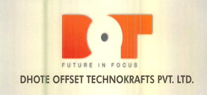 Dhote Offset Technokrafts Pvt.ltd. Device mark 2621068 Trademark