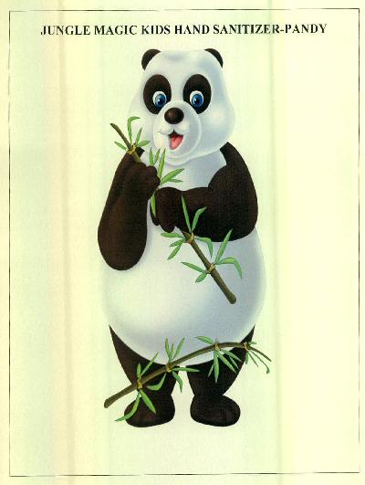 Jungle Magic Kids Hand Sanitizer-pandy (device Of Panda) Device mark 2853810 Trademark