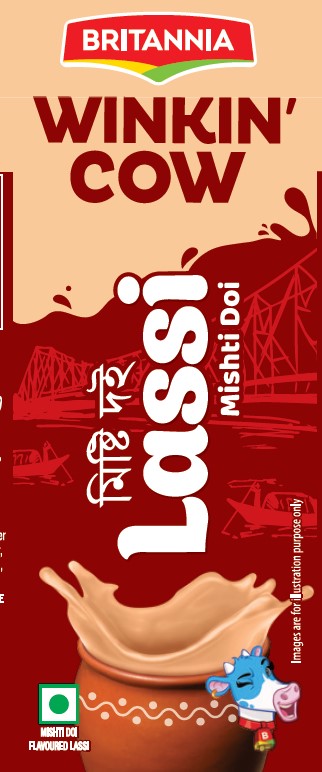 Britannia Winkin Cow Lassi Mishti Doi Device mark 6559706 Trademark